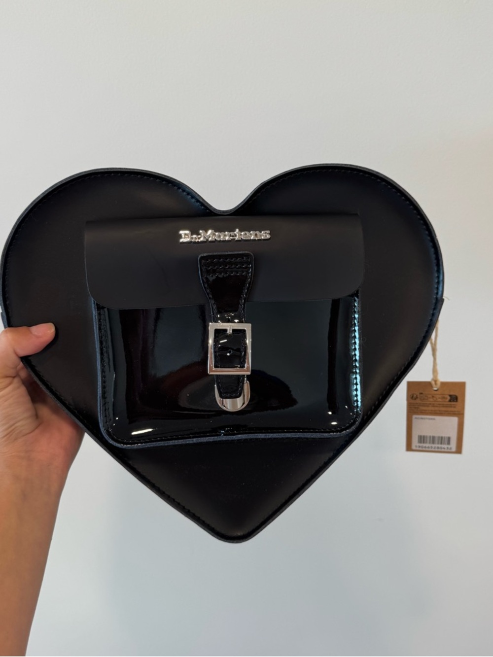 Doc Martens Authentic Black Heart Leather Purse Backpack